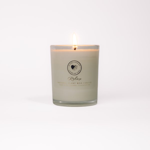 SPRING ! a wonderful natural plant wax candle