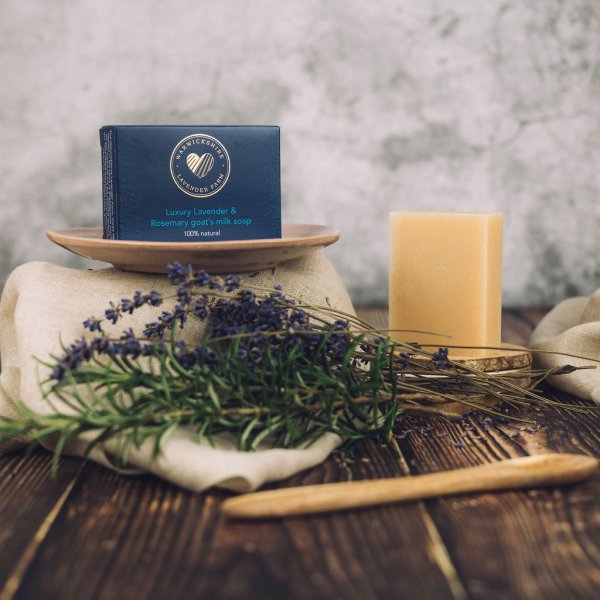 Luxury Lavender and Rosemary goat’s milk soap - Image 2