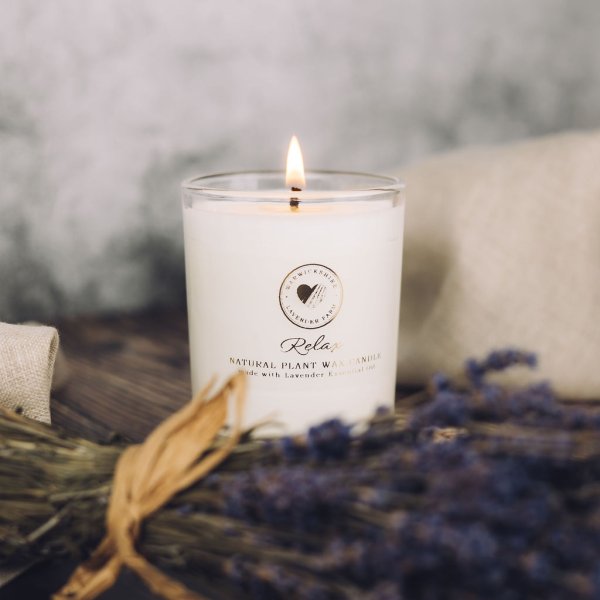 SPRING ! a wonderful natural plant wax candle - Image 3